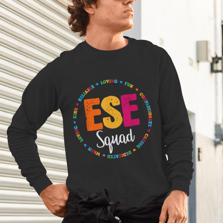 Matching ESE Squad First Last Day Team Teacher Student Tribe Unisex Long Sleeve T-Shirt, gift for family, gift for coworker