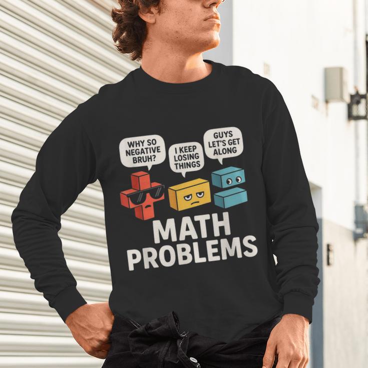 Math Problems Symbols Teacher Back To School Girl Boy Unisex Long Sleeve T-Shirt, gift for family, gift for coworker Math Problems Symbols Teacher Back To School Girl Boy Unisex Long Sleeve T-Shirt, gift for family, gift for coworker