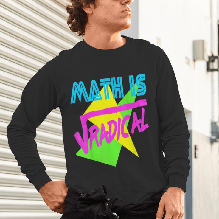 Math Is Radical Retro 80s Vintage Algebra Teacher Unisex Long Sleeve T-Shirt, gift for family, gift for coworker Math Is Radical Retro 80s Vintage Algebra Teacher Unisex Long Sleeve T-Shirt, gift for family, gift for coworker
