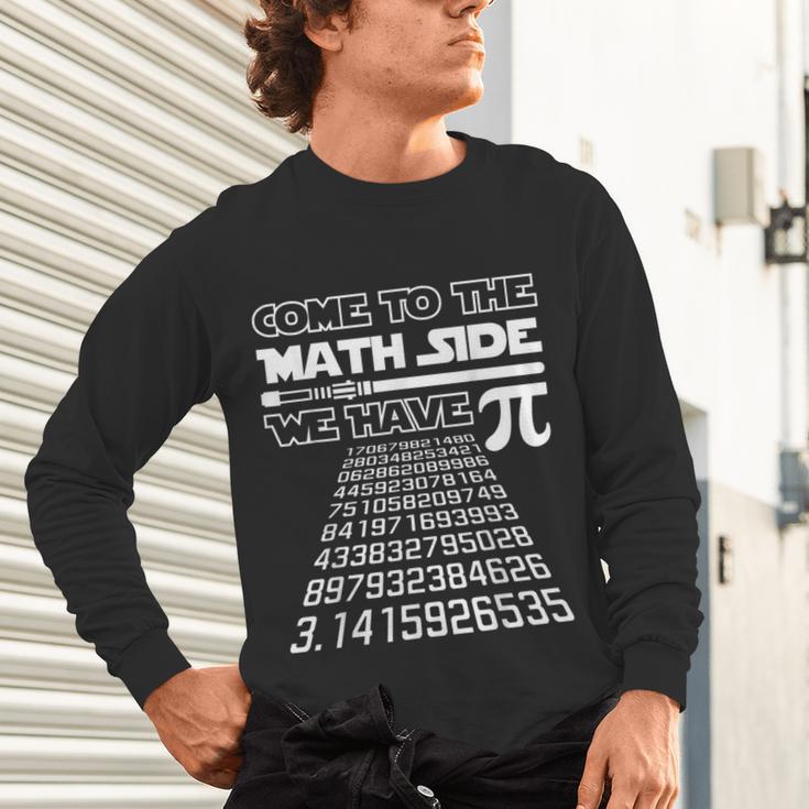 Come To The Math Side We Have Pie Shirt Pi Day Teacher Unisex Long Sleeve T-Shirt, gift for family, gift for coworker Come To The Math Side We Have Pie Shirt Pi Day Teacher Unisex Long Sleeve T-Shirt, gift for family, gift for coworker