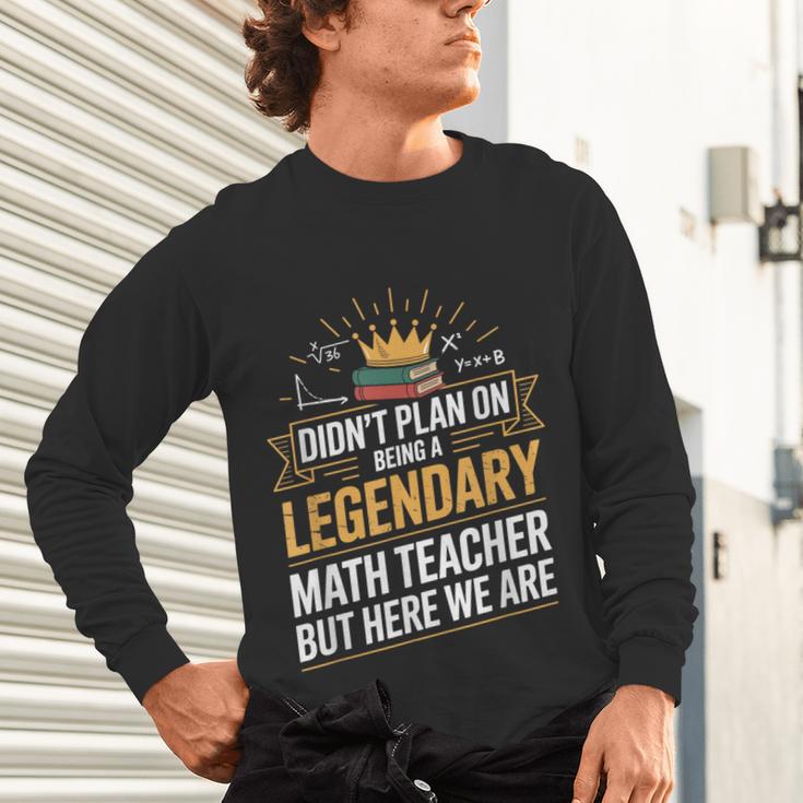 Math Teacher For Algebra Lovers Mathematics Unisex Long Sleeve T-Shirt, gift for family, gift for coworker