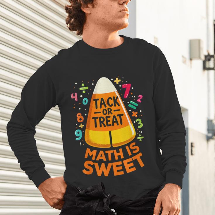 Math Teacher Halloween Costume Trick Or Treat Math Sweet Unisex Long Sleeve T-Shirt, gift for family, gift for coworker Math Teacher Halloween Costume Trick Or Treat Math Sweet Unisex Long Sleeve T-Shirt, gift for family, gift for coworker