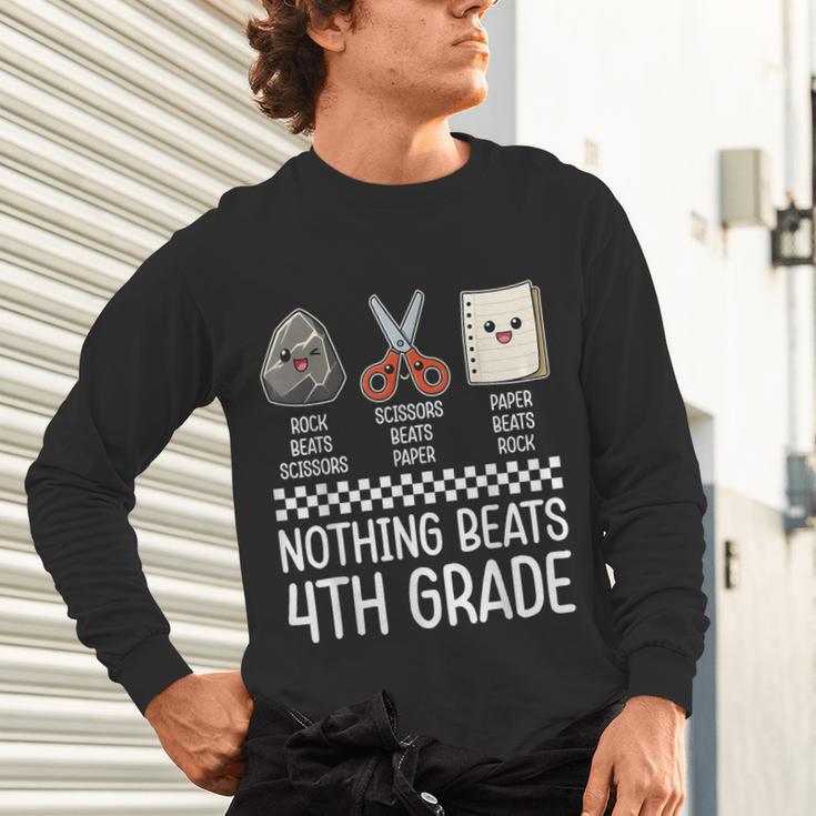Nothing Beats 4th Grade Back To School Kids Teachers Unisex Long Sleeve T-Shirt, gift for family, gift for coworker Nothing Beats 4th Grade Back To School Kids Teachers Unisex Long Sleeve T-Shirt, gift for family, gift for coworker