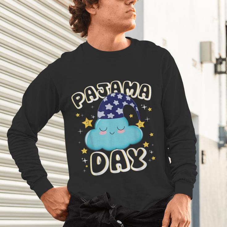 Pajama Day School Spirit Week Fun Cloud Teacher Student Unisex Long Sleeve T-Shirt, gift for family, gift for coworker Pajama Day School Spirit Week Fun Cloud Teacher Student Unisex Long Sleeve T-Shirt, gift for family, gift for coworker