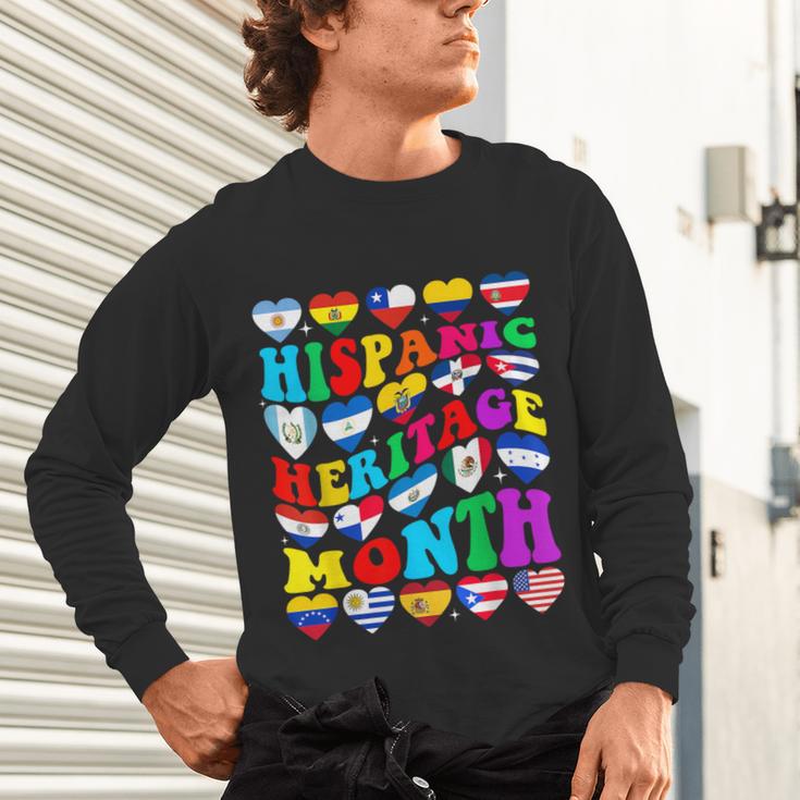 Hispanic Heritage Month 2025 Latino Puerto Rico Teacher Kids Unisex Long Sleeve T-Shirt, gift for family, gift for coworker