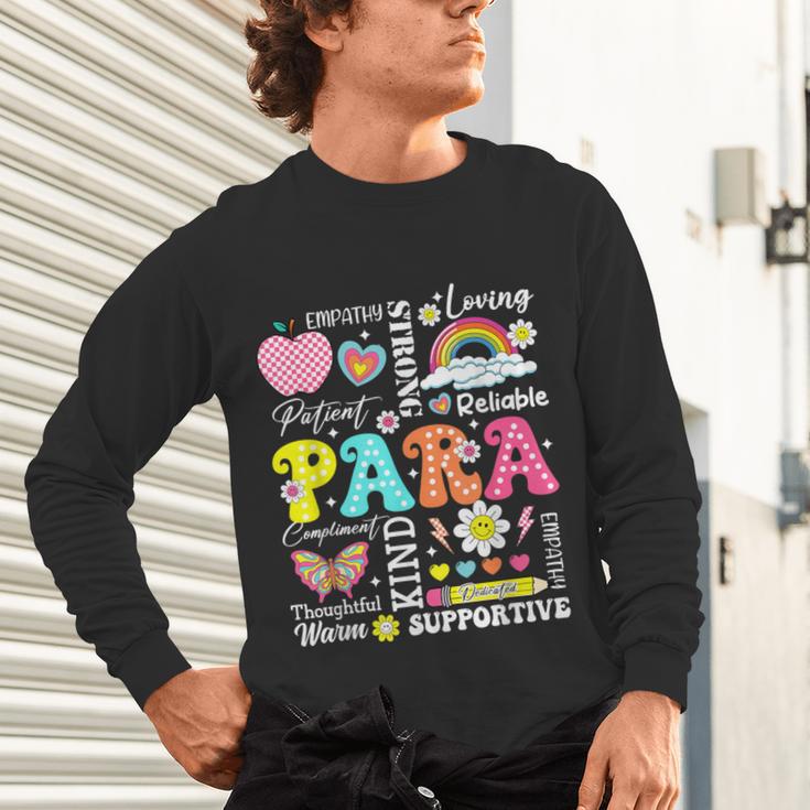 Paras Make It Possible Paraprofessional Paraeducator Teacher Unisex Long Sleeve T-Shirt, gift for family, gift for coworker Paras Make It Possible Paraprofessional Paraeducator Teacher Unisex Long Sleeve T-Shirt, gift for family, gift for coworker