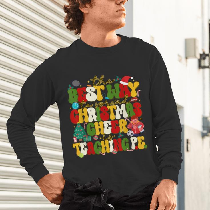 PE Teacher Christmas Holiday Unisex Long Sleeve T-Shirt, gift for family, gift for coworker PE Teacher Christmas Holiday Unisex Long Sleeve T-Shirt, gift for family, gift for coworker