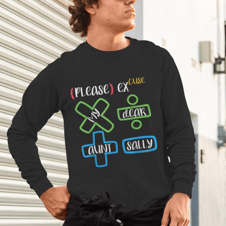 PEMDAS Please Excuse My Dear Aunt Sally Math Teacher Unisex Long Sleeve T-Shirt, gift for family, gift for coworker PEMDAS Please Excuse My Dear Aunt Sally Math Teacher Unisex Long Sleeve T-Shirt, gift for family, gift for coworker