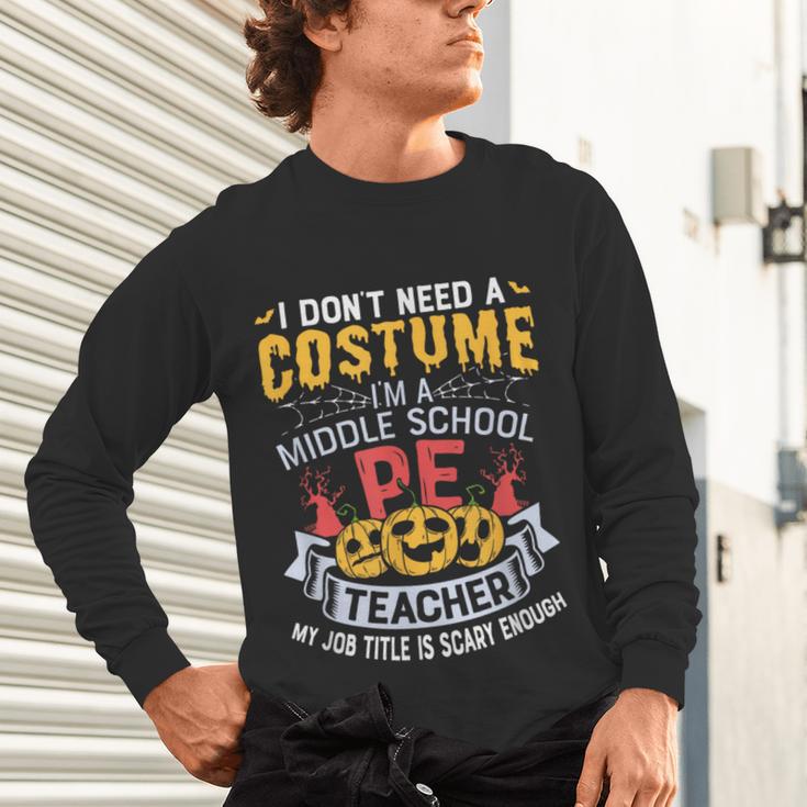 Physical Education School PE Teacher Halloween Costume Men Women Unisex Long Sleeve T-Shirt, gift for family, gift for coworker Physical Education School PE Teacher Halloween Costume Men Women Unisex Long Sleeve T-Shirt, gift for family, gift for coworker