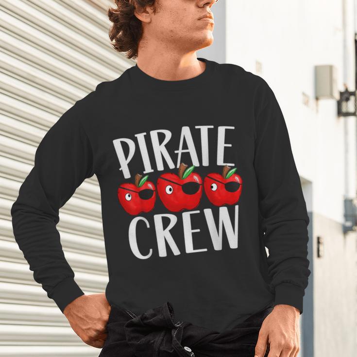 Pirate Crew Pirate Teacher Team Squad Talk Like A Pirate Day For Men Women Kids Unisex Long Sleeve T-Shirt, gift for family, gift for coworker
