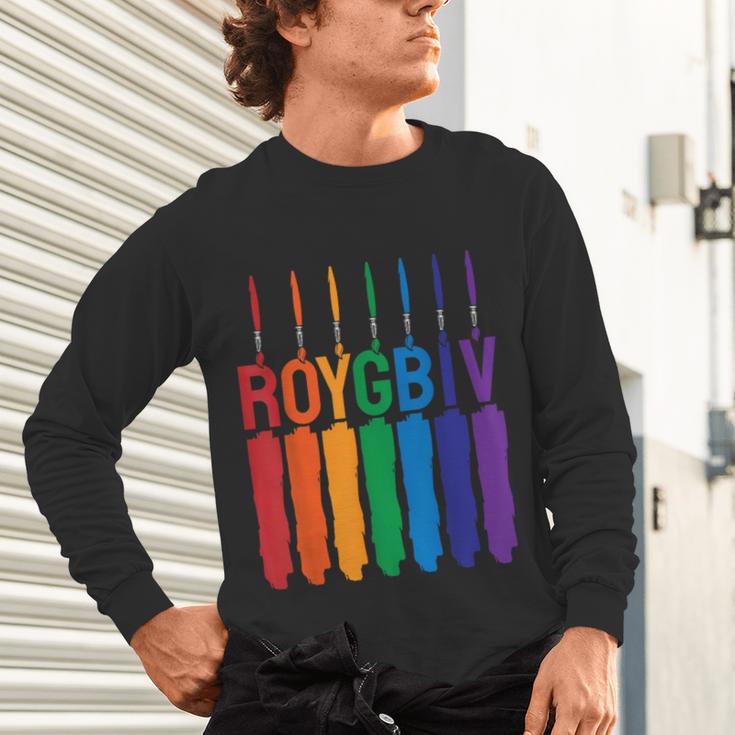 Rainbow Roygbiv Kids Artist Costume Art Teacher Unisex Long Sleeve T-Shirt, gift for family, gift for coworker Rainbow Roygbiv Kids Artist Costume Art Teacher Unisex Long Sleeve T-Shirt, gift for family, gift for coworker