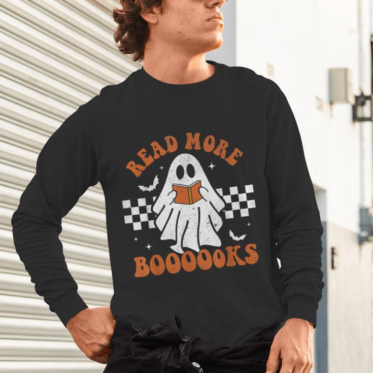 Read More Books Cute Ghost Reading Book Teacher Halloween Unisex Long Sleeve T-Shirt, gift for family, gift for coworker Read More Books Cute Ghost Reading Book Teacher Halloween Unisex Long Sleeve T-Shirt, gift for family, gift for coworker