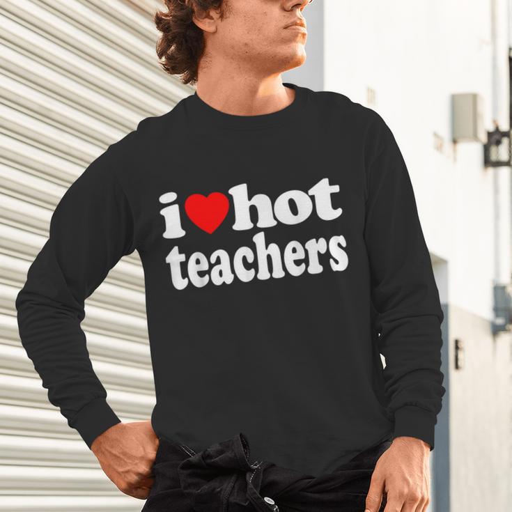 Retro I Love Hot Teachers Vintage I Heart Hot Teacher Men Women Girls Kids Unisex Long Sleeve T-Shirt, gift for family, gift for coworker