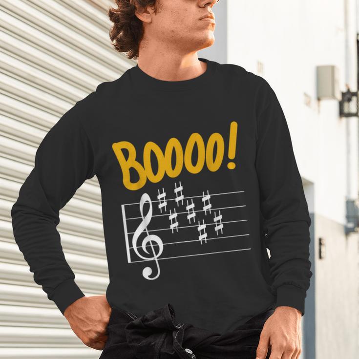 Scary Key Signature Boo Music Halloween Musician Teacher Men Women Unisex Long Sleeve T-Shirt, gift for family, gift for coworker Scary Key Signature Boo Music Halloween Musician Teacher Men Women Unisex Long Sleeve T-Shirt, gift for family, gift for coworker