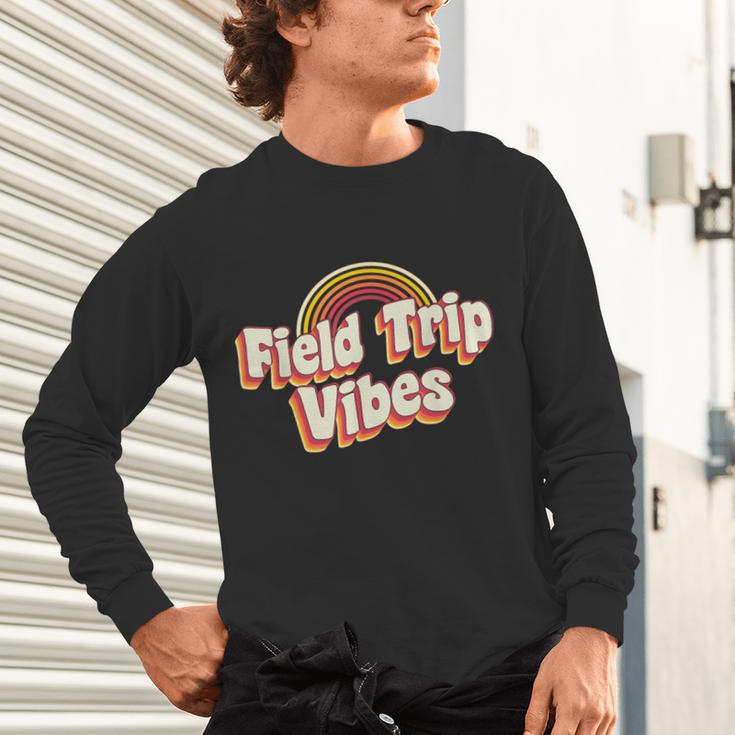 School Bus Trip Vibes Students Teachers Students Field Trip For Men Women Kids Unisex Long Sleeve T-Shirt, gift for family, gift for coworker