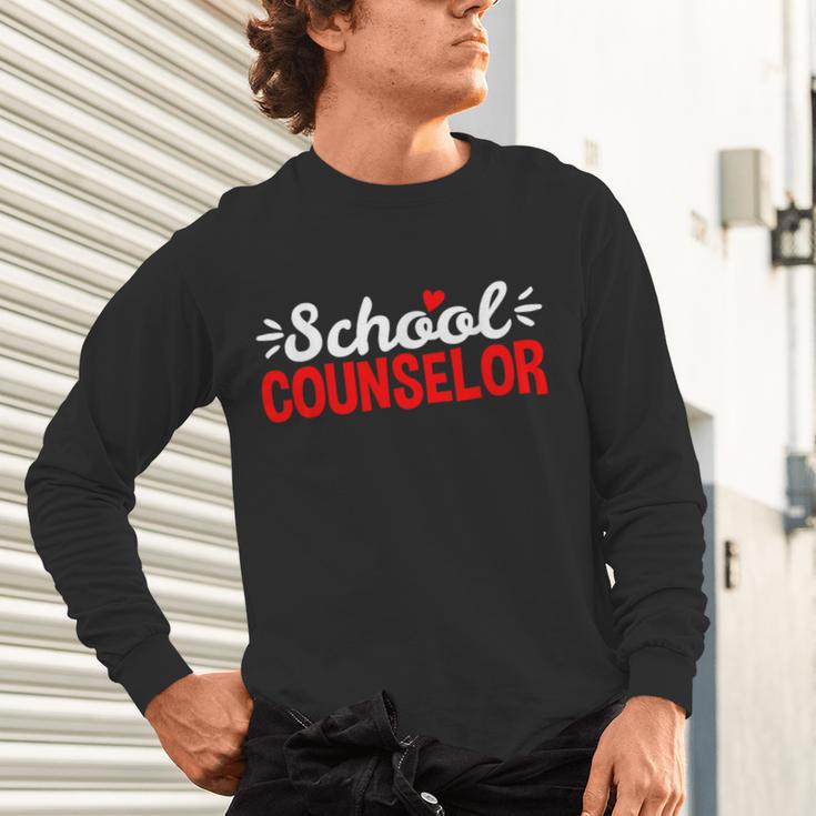 School Counselor Teacher Guidance Counseling For Men Women Kids Unisex Long Sleeve T-Shirt, gift for family, gift for coworker School Counselor Teacher Guidance Counseling For Men Women Kids Unisex Long Sleeve T-Shirt, gift for family, gift for coworker