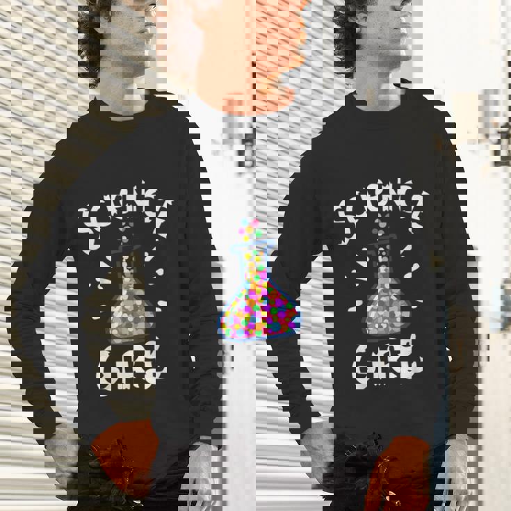 Science Girl Chemistry Biology Student Teacher Unisex Long Sleeve T-Shirt, gift for family, gift for coworker