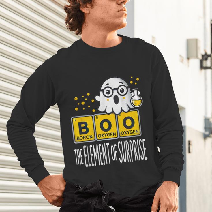 Science Teacher Halloween Elements Of Surprise Chemistry Unisex Long Sleeve T-Shirt, gift for family, gift for coworker Science Teacher Halloween Elements Of Surprise Chemistry Unisex Long Sleeve T-Shirt, gift for family, gift for coworker
