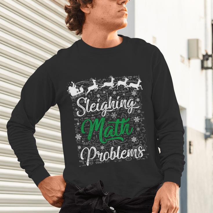 Sleighing Math Problem Xmas In Math Teacher Christmas Men Women Unisex Long Sleeve T-Shirt, gift for family, gift for coworker Sleighing Math Problem Xmas In Math Teacher Christmas Men Women Unisex Long Sleeve T-Shirt, gift for family, gift for coworker