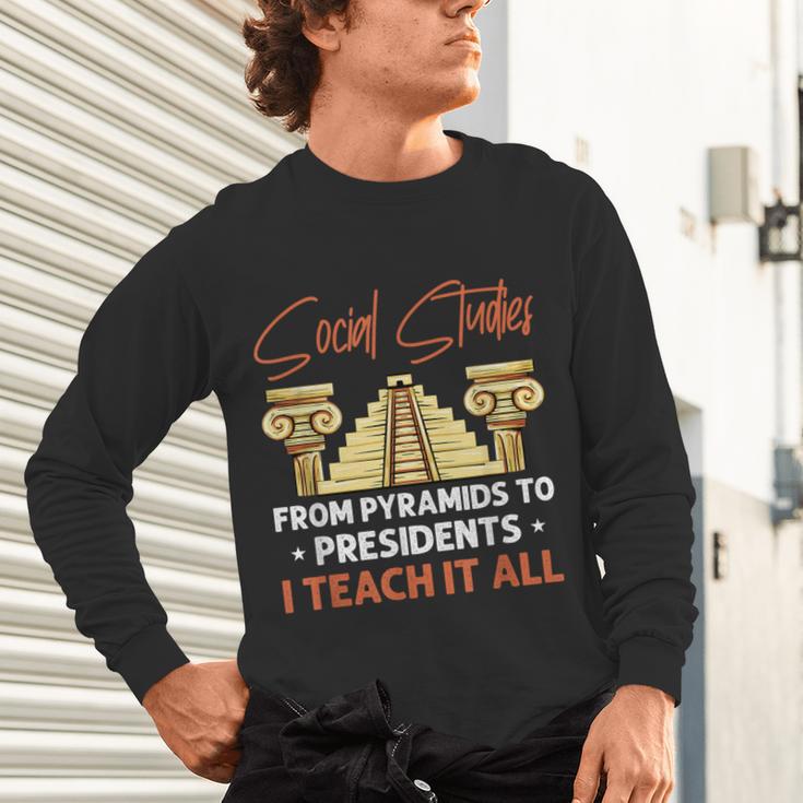 Social Studies Teacher World History Teacher Men Women Unisex Long Sleeve T-Shirt, gift for family, gift for coworker Social Studies Teacher World History Teacher Men Women Unisex Long Sleeve T-Shirt, gift for family, gift for coworker