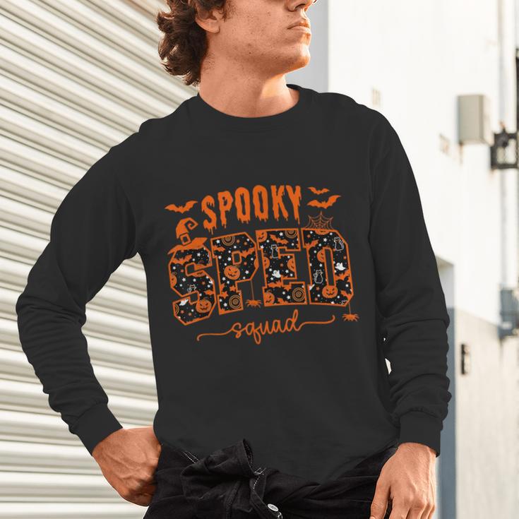 Sped Squad Team Special Education Teacher Halloween Unisex Long Sleeve T-Shirt, gift for family, gift for coworker Sped Squad Team Special Education Teacher Halloween Unisex Long Sleeve T-Shirt, gift for family, gift for coworker