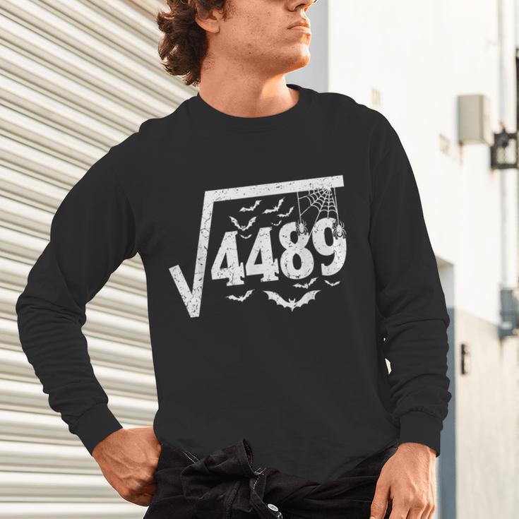 Square Root 4489 Halloween Meme 67 Math Teacher Unisex Long Sleeve T-Shirt, gift for family, gift for coworker Square Root 4489 Halloween Meme 67 Math Teacher Unisex Long Sleeve T-Shirt, gift for family, gift for coworker