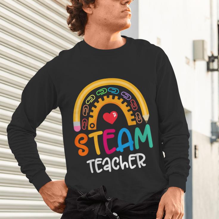 STEAM Teacher Squad Team Crew Back To School STEM Special Unisex Long Sleeve T-Shirt, gift for family, gift for coworker STEAM Teacher Squad Team Crew Back To School STEM Special Unisex Long Sleeve T-Shirt, gift for family, gift for coworker