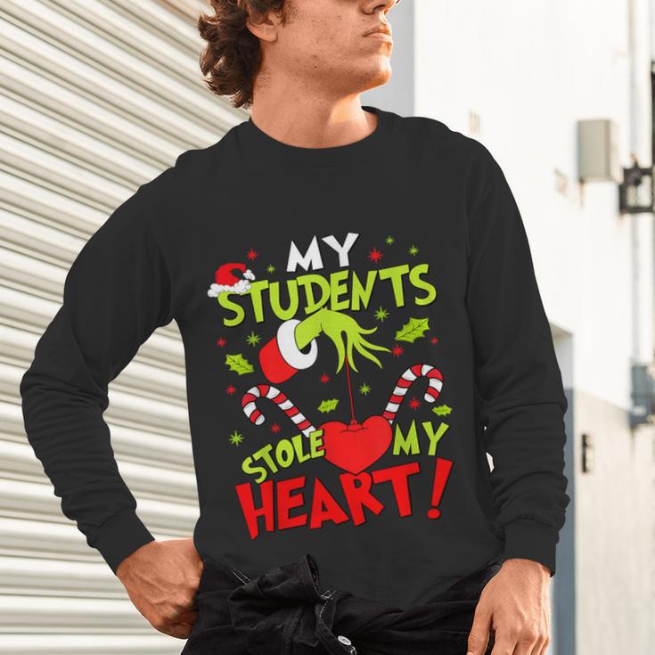 My Students Stole My Heart Teacher Holiday Merry Christmas Unisex Long Sleeve T-Shirt, gift for family, gift for coworker My Students Stole My Heart Teacher Holiday Merry Christmas Unisex Long Sleeve T-Shirt, gift for family, gift for coworker