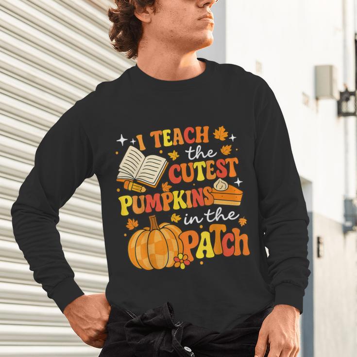 I Teach The Coolest Pumpkins In The Patch Teacher Halloween Unisex Long Sleeve T-Shirt, gift for family, gift for coworker I Teach The Coolest Pumpkins In The Patch Teacher Halloween Unisex Long Sleeve T-Shirt, gift for family, gift for coworker