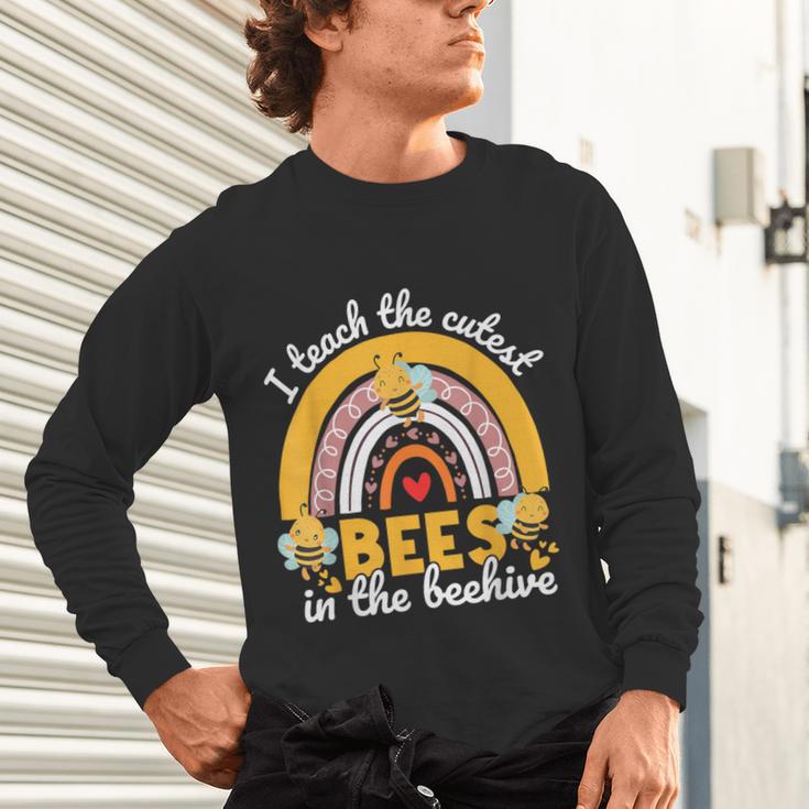 I Teach The Cutest Bees In The Beehive Teachers Day Unisex Long Sleeve T-Shirt, gift for family, gift for coworker I Teach The Cutest Bees In The Beehive Teachers Day Unisex Long Sleeve T-Shirt, gift for family, gift for coworker
