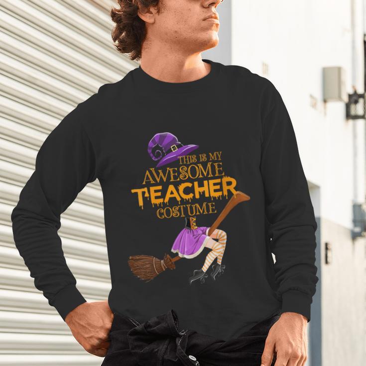 This Is My Teacher Costume Halloween Family Matching Group Unisex Long Sleeve T-Shirt, gift for family, gift for coworker This Is My Teacher Costume Halloween Family Matching Group Unisex Long Sleeve T-Shirt, gift for family, gift for coworker