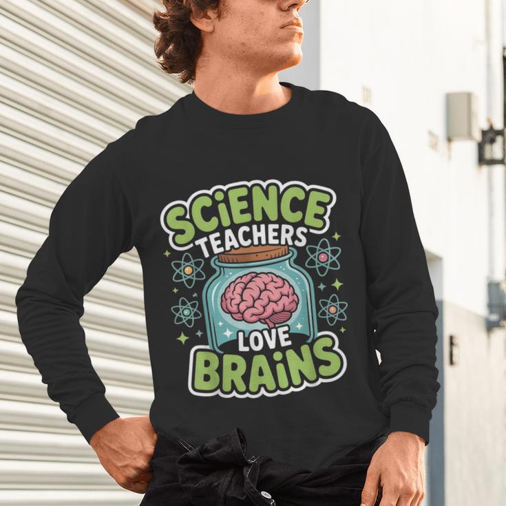 Teacher Halloween Costume Science Teachers Love Brains Unisex Long Sleeve T-Shirt, gift for family, gift for coworker Teacher Halloween Costume Science Teachers Love Brains Unisex Long Sleeve T-Shirt, gift for family, gift for coworker