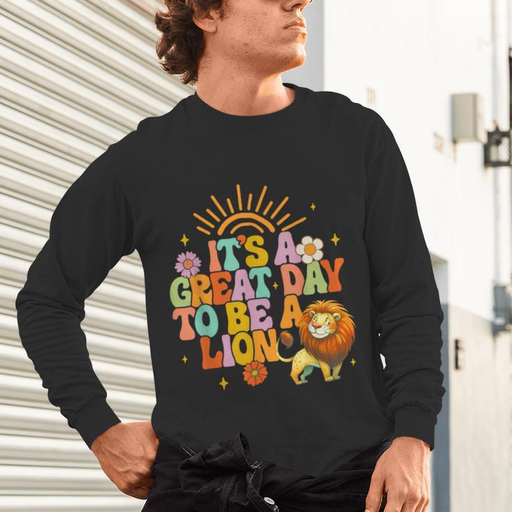 Teacher Life Back To School It's A Great A Day To Be A Lion Unisex Long Sleeve T-Shirt, gift for family, gift for coworker Teacher Life Back To School It's A Great A Day To Be A Lion Unisex Long Sleeve T-Shirt, gift for family, gift for coworker
