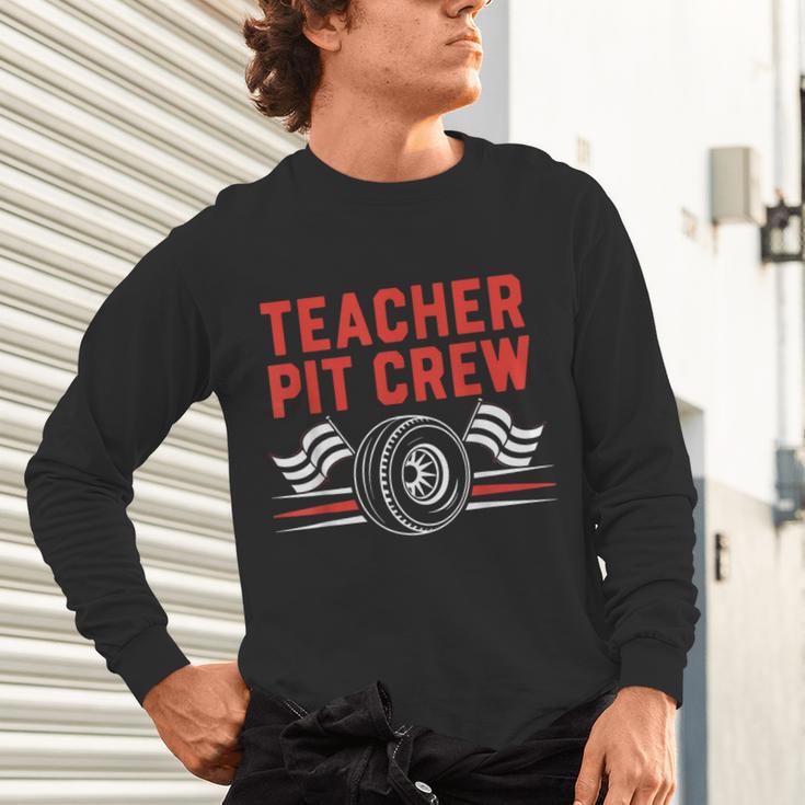 Teacher Pit Crew Race Car Driver Costume Men Women Kids Unisex Long Sleeve T-Shirt, gift for family, gift for coworker
