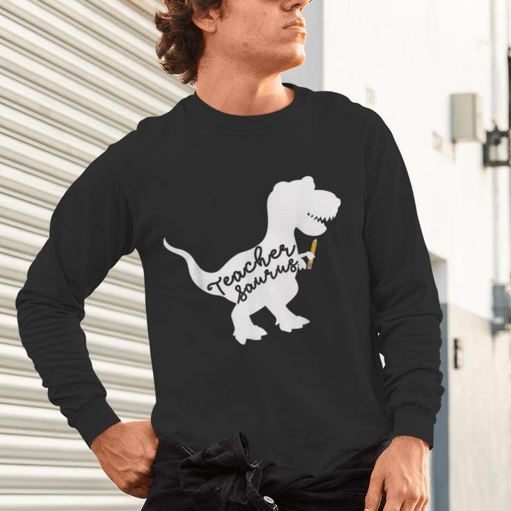 Teacher Saurus T Shirt For Men And Women Unisex Long Sleeve T-Shirt, gift for family, gift for coworker Teacher Saurus T Shirt For Men And Women Unisex Long Sleeve T-Shirt, gift for family, gift for coworker