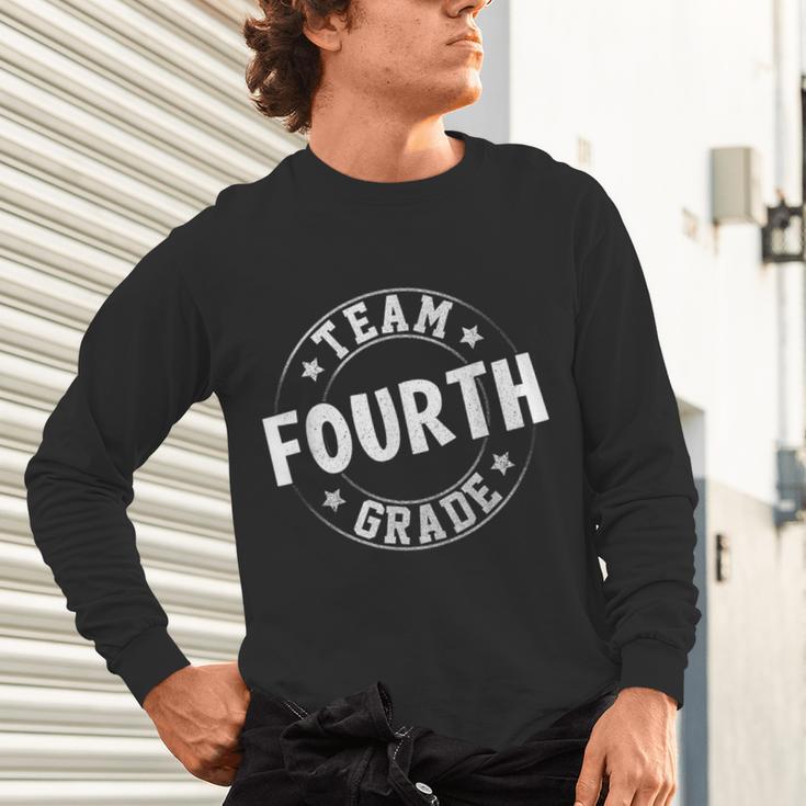 Team Fourth Grade Teacher Student Back To School 4th Grade Unisex Long Sleeve T-Shirt, gift for family, gift for coworker Team Fourth Grade Teacher Student Back To School 4th Grade Unisex Long Sleeve T-Shirt, gift for family, gift for coworker