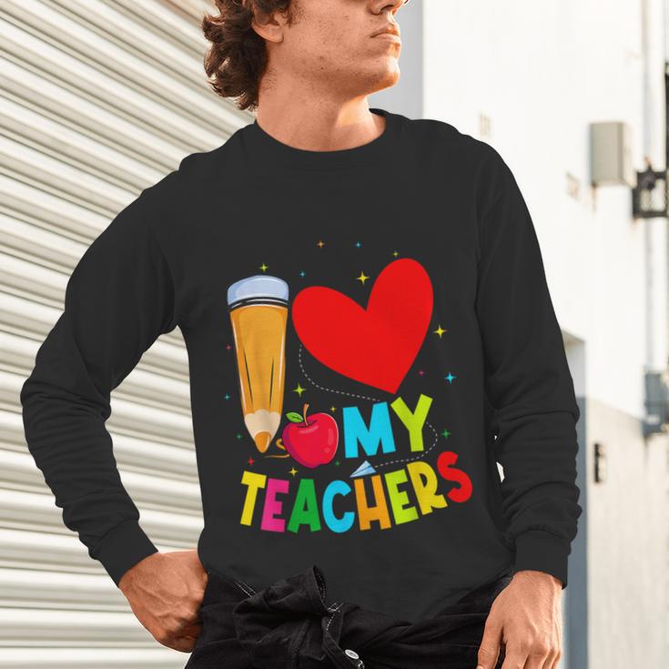 Teens Graduation I Heart My Teachers I Love My Teachers Unisex Long Sleeve T-Shirt, gift for family, gift for coworker Teens Graduation I Heart My Teachers I Love My Teachers Unisex Long Sleeve T-Shirt, gift for family, gift for coworker