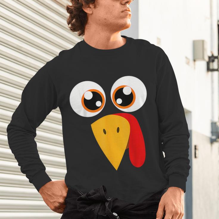 Turkey Face Halloween Costume Thanksgiving Teacher Nurse Unisex Long Sleeve T-Shirt, gift for family, gift for coworker Turkey Face Halloween Costume Thanksgiving Teacher Nurse Unisex Long Sleeve T-Shirt, gift for family, gift for coworker