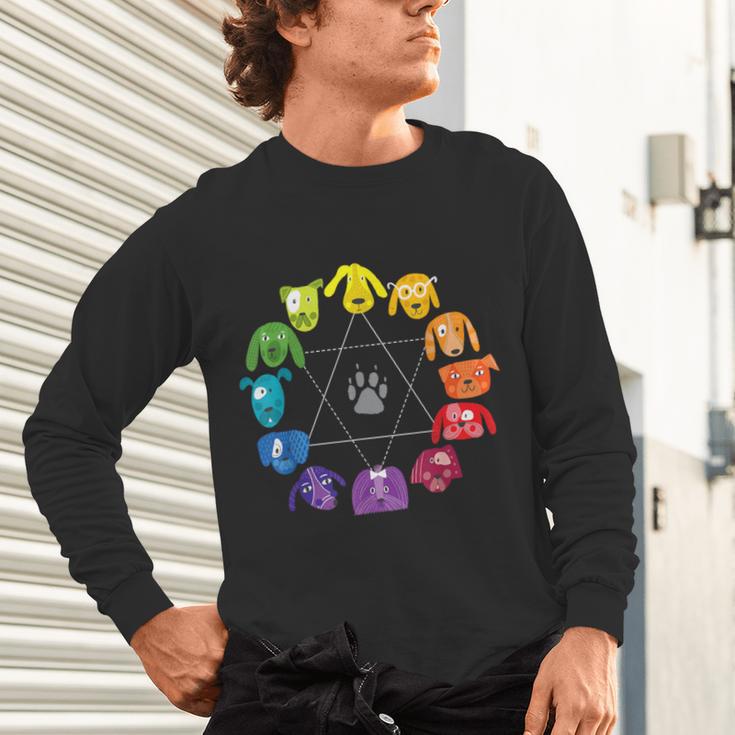 Unique For Artists By ADS Color Wheel Educational Art Teacher Dog Themed Artist Small Unisex Long Sleeve T-Shirt, gift for family, gift for coworker Unique For Artists By ADS Color Wheel Educational Art Teacher Dog Themed Artist Small Unisex Long Sleeve T-Shirt, gift for family, gift for coworker