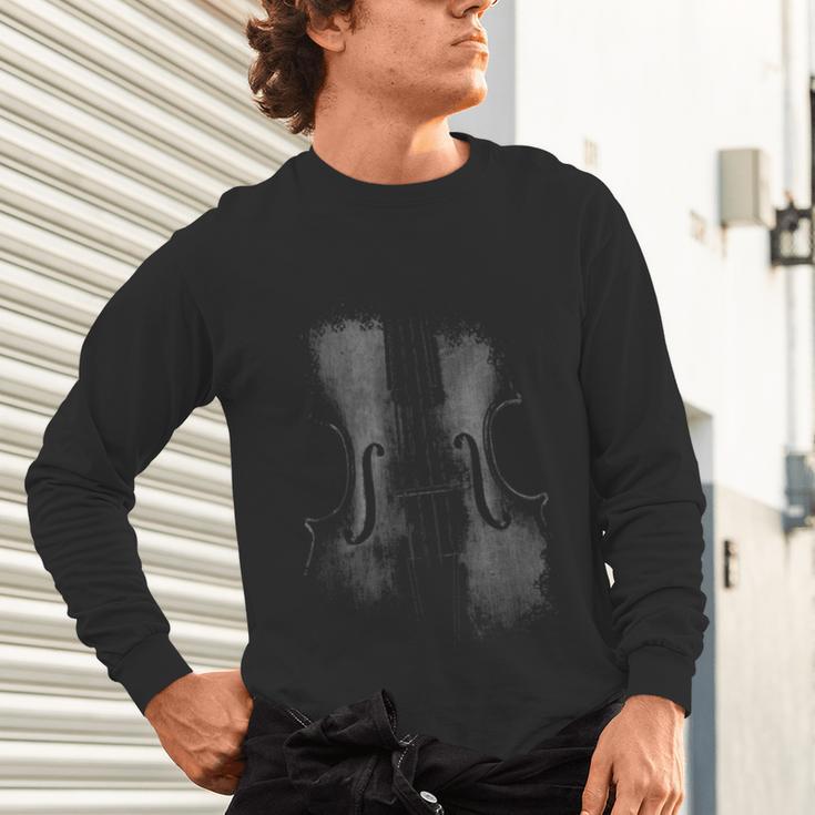 Violin Player Instrument Music Teacher Musical Violinist Unisex Long Sleeve T-Shirt, gift for family, gift for coworker