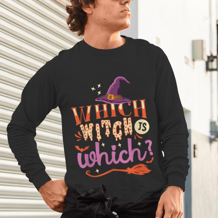 Which Witch Is Which Halloween English Teacher Unisex Long Sleeve T-Shirt, gift for family, gift for coworker Which Witch Is Which Halloween English Teacher Unisex Long Sleeve T-Shirt, gift for family, gift for coworker