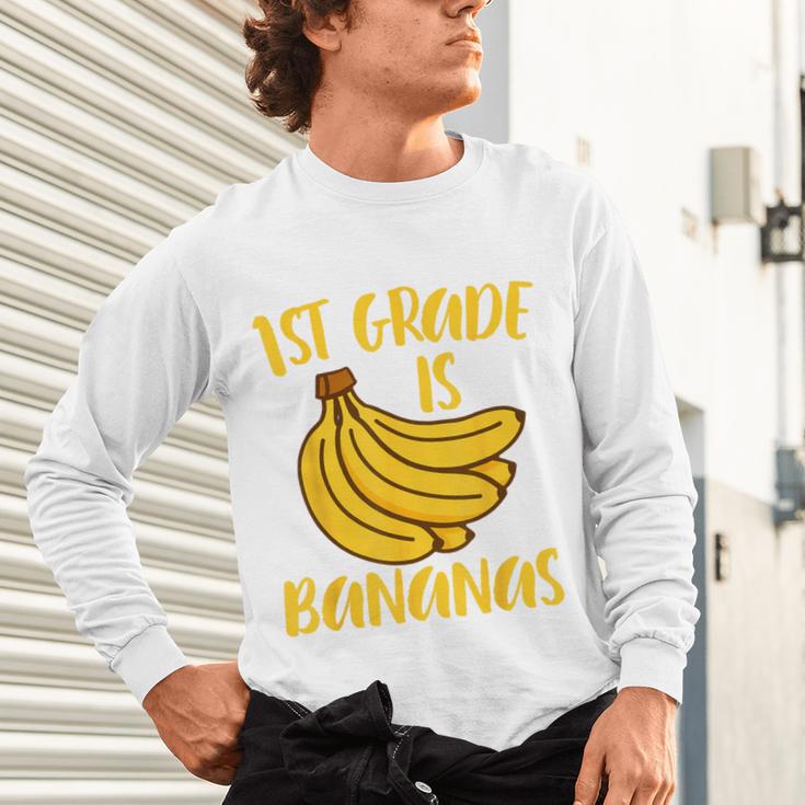 1st Grade Is Bananas Teacher Teaching Back To School Unisex Long Sleeve T-Shirt, gift for family, gift for coworker