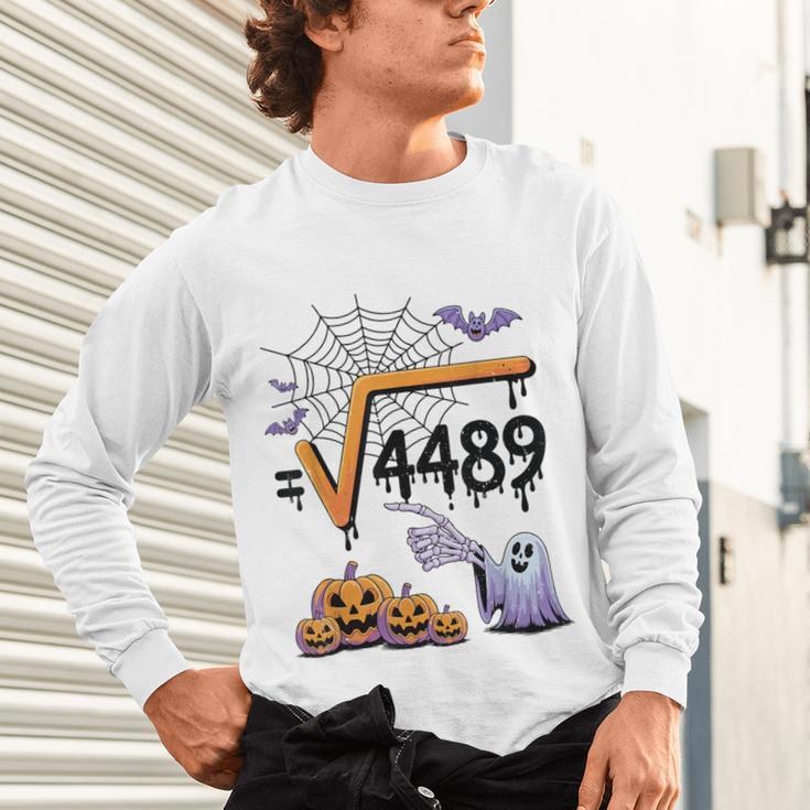 4489 Square Root 67 Math Teacher Halloween Costume Professor Unisex Long Sleeve T-Shirt, gift for family, gift for coworker