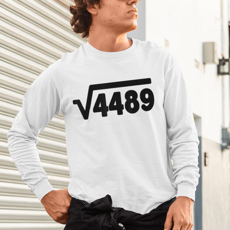 67 Meme Square Root 4489 Six Seven Slang Math Teacher Unisex Long Sleeve T-Shirt, gift for family, gift for coworker 67 Meme Square Root 4489 Six Seven Slang Math Teacher Unisex Long Sleeve T-Shirt, gift for family, gift for coworker