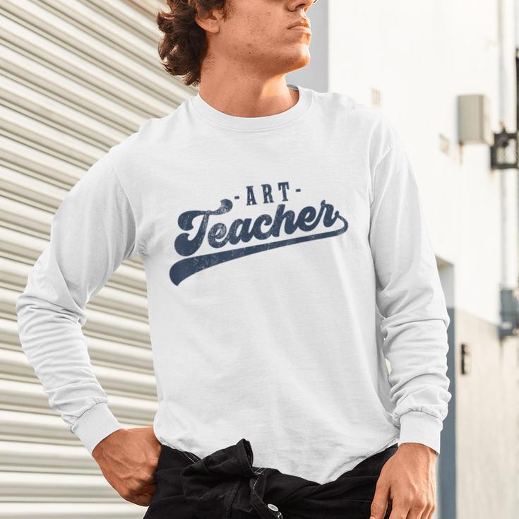 Art Teacher Men Women Cute Vintage Graphic Art Teacher Unisex Long Sleeve T-Shirt, gift for family, gift for coworker Art Teacher Men Women Cute Vintage Graphic Art Teacher Unisex Long Sleeve T-Shirt, gift for family, gift for coworker