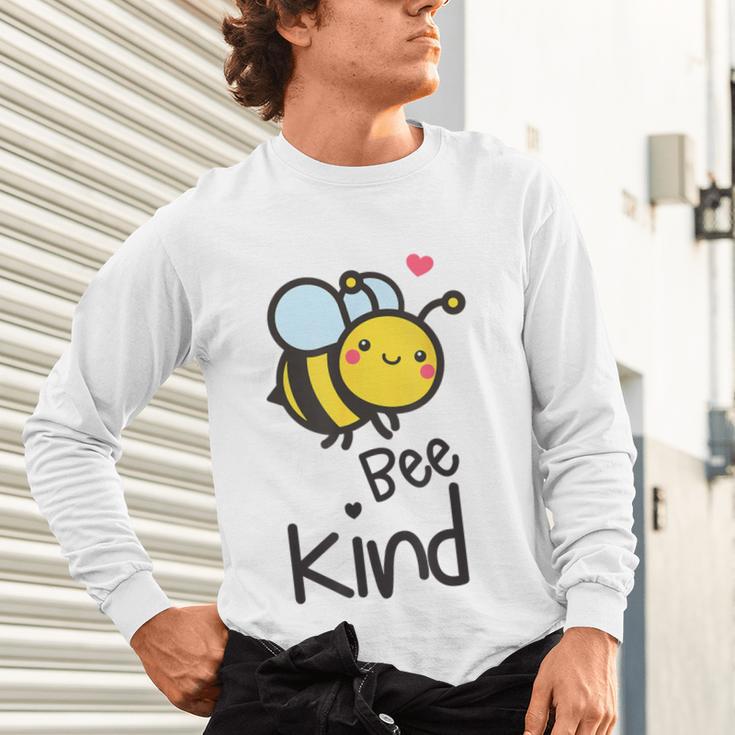 Bee Kind Bumble Bee Anti Bullying Teacher Kindness Matters Unisex Long Sleeve T-Shirt, gift for family, gift for coworker Bee Kind Bumble Bee Anti Bullying Teacher Kindness Matters Unisex Long Sleeve T-Shirt, gift for family, gift for coworker