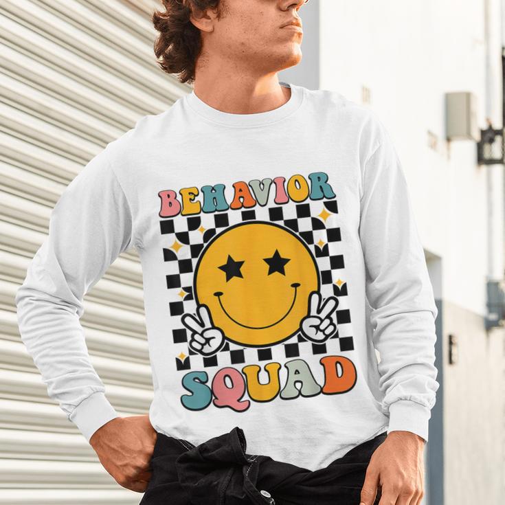 Behavior Squad Specialist Analyst Behavior Teacher Retro Unisex Long Sleeve T-Shirt, gift for family, gift for coworker Behavior Squad Specialist Analyst Behavior Teacher Retro Unisex Long Sleeve T-Shirt, gift for family, gift for coworker