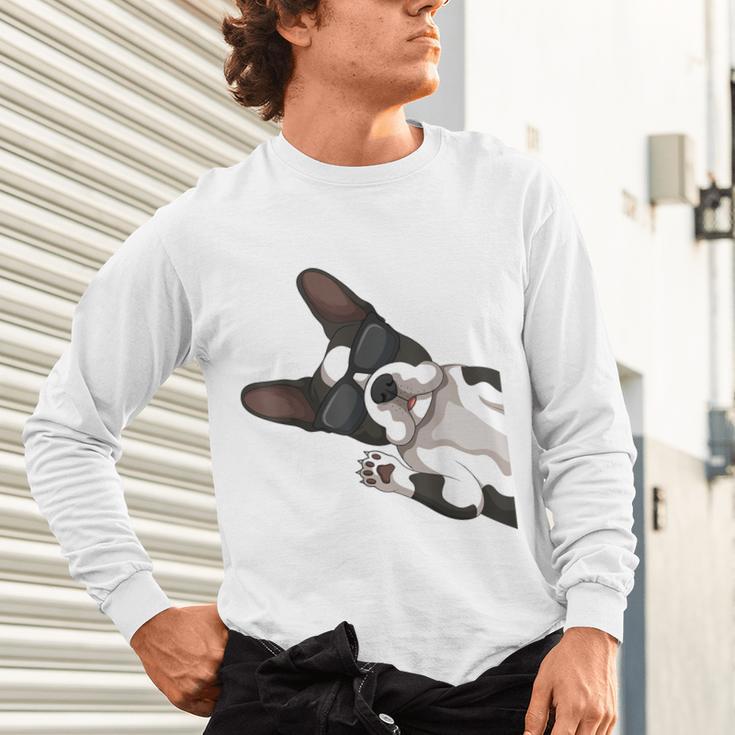 Boston Terrier Bostie Dog Kids Men Unisex Long Sleeve T-Shirt, gift for family, gift for coworker