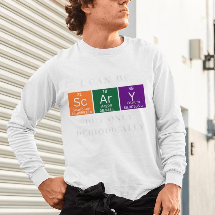 Chemisty Science Teacher Periodic Table Halloween Unisex Long Sleeve T-Shirt, gift for family, gift for coworker