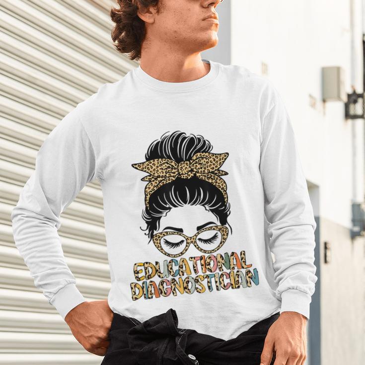 Cute Educational Diagnostician Teacher Appreciation Week Men Women Unisex Long Sleeve T-Shirt, gift for family, gift for coworker